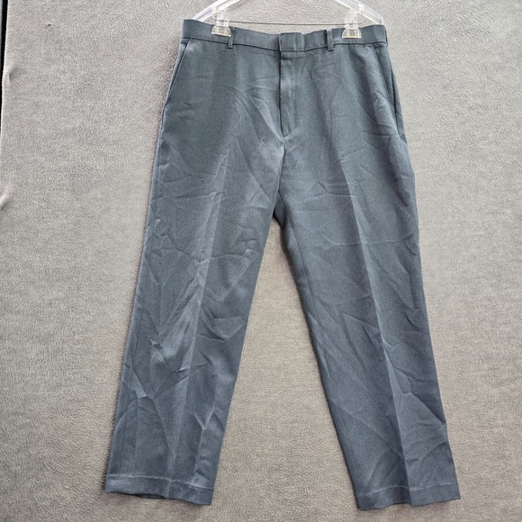 VINTAGE Levi's Men Pants 36x30 Blue Chino Action Slacks Pockets High Rise - Picture 1 of 11